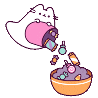 Happy Halloween Sticker by Pusheen