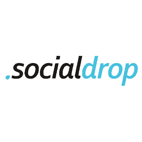 Blue Drop Sticker by Socialdrop