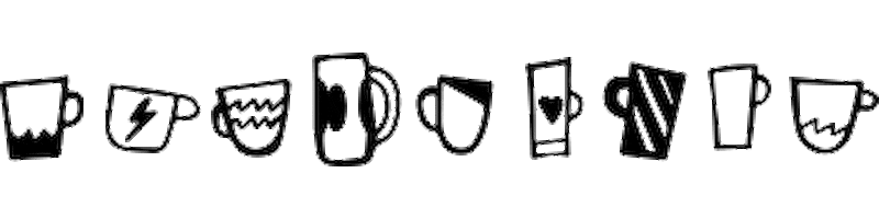 PeetyDraws giphyupload illustration coffee black Sticker