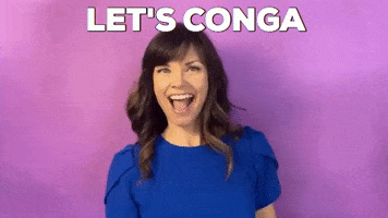 Lets Dance Conga GIF by Your Happy Workplace