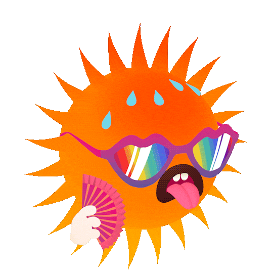 Hot Summer Sticker by dieter