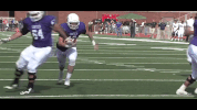 football touchdown GIF by Linfield College
