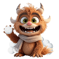 Cute Monster Sticker