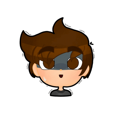 Scared Sticker