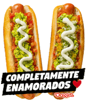 Doggis_Chile promo hotdog empanadas huracan Sticker