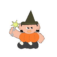 Halloween Witch Sticker by Trixie The Pixie