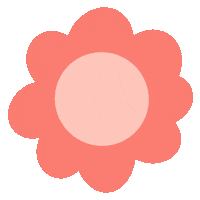 Pink Flower Sticker
