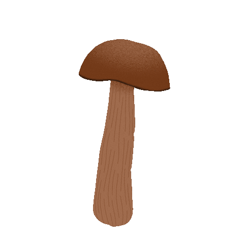 Autumn Mushroom Sticker