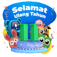 Happy Birthday Sticker by Tokopedia