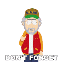 Spielberg Remember Sticker by South Park