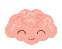 BrainGardening smile positive smart brain Sticker
