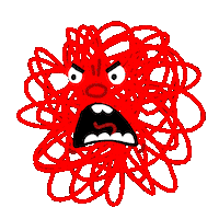 Angry Loop Sticker