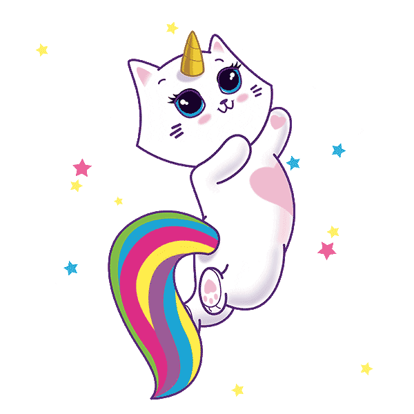 Cat Rainbow Sticker by Kelloggs_de