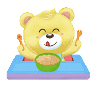 Bear Eat Sticker by Promina Indofood