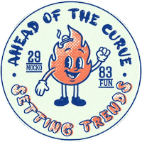 Pioneering Avant-Garde Sticker by MockoFun