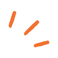 Orange Rays Sticker by Camp Quality