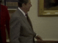 Ronald Reagan Photoshoot GIF