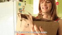 He Loves Being In Bags