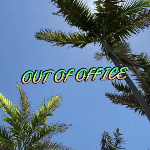 Palm Trees Vacation GIF