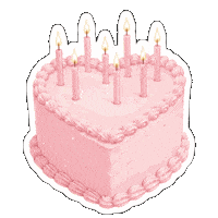 Happy Birthday Cake Sticker by NZ Collab