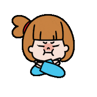 Angry No Way Sticker by Ai and Aiko