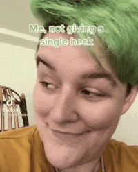Happy Green Hair GIF