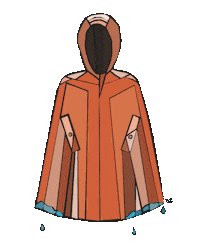 Rain Regen Sticker