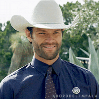 aborddelimpala smile jared padalecki walker aborddelimpala GIF