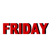 Happy Day Friday Sticker