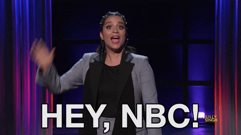 30 Rock Hello GIF by A Little Late With Lilly Singh