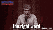 Word On Point GIF by Team Kennedy