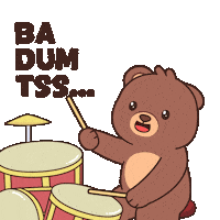 Joking Teddy Bear Sticker by BEARISH