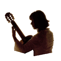 Guitar Sticker by bambera