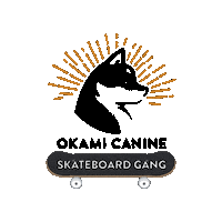 Okami Canine Skateboard Sticker by Gonz