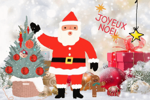 kikoo5fbb giphygifmaker giphyattribution joyeux noel GIF
