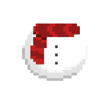 Merry Christmas Pixel Sticker