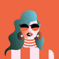 YordankaPoleganova faces fashion illustration yordanka.poleganova GIF