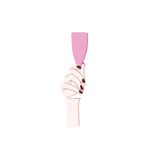____franck celebrate cheers hand champagne Sticker