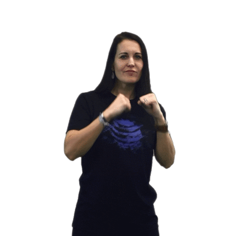 states boxing Sticker