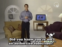 Not An Authorized Subscriber 