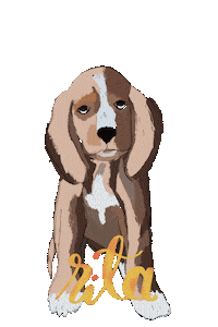 isabelatierradentro dog tongue plane procreate Sticker