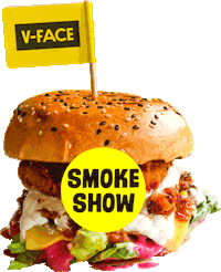 Vegan Veganburger Sticker by VFace