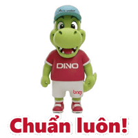 Dino Thank You Sticker by Bagi Việt Nam