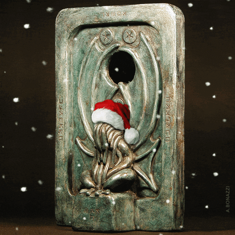 Anader giphyupload christmas lovecraft cthulhu GIF