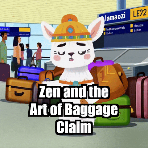 Airport GIF by Llamaozi