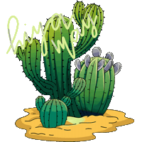 Cute Cactus Sticker