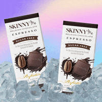 Iced Coffee GIF by SkinnyMe Chocolate