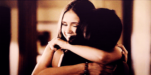 nina dobrev hug GIF