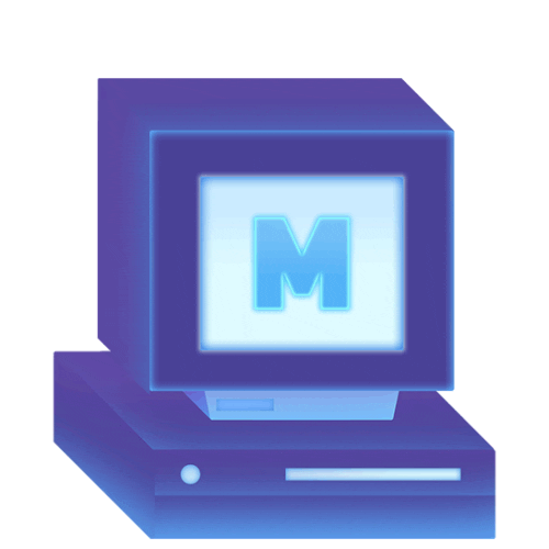 MetresAway1805 giphyupload blue computer media Sticker