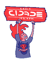 rock cantar Sticker by Rádio Cidade